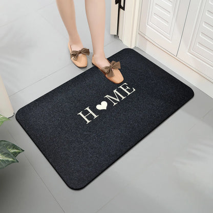 Bathroom Absorbent Mat - Minimalist Machine Washable Pad