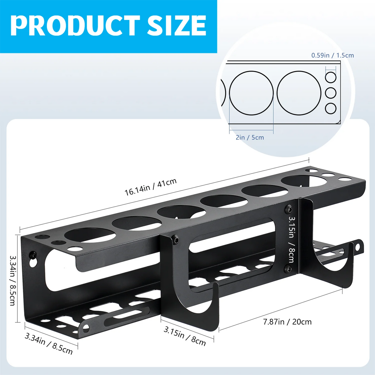 Caulking Gun Storage Rack - Wall-Mounted Sealant Holder
