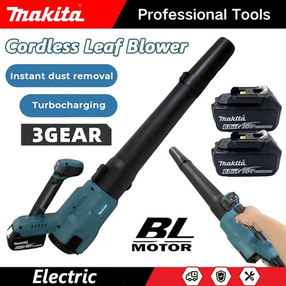Makita Leaf Blower - Cordless 3-Speed Cannon Blower