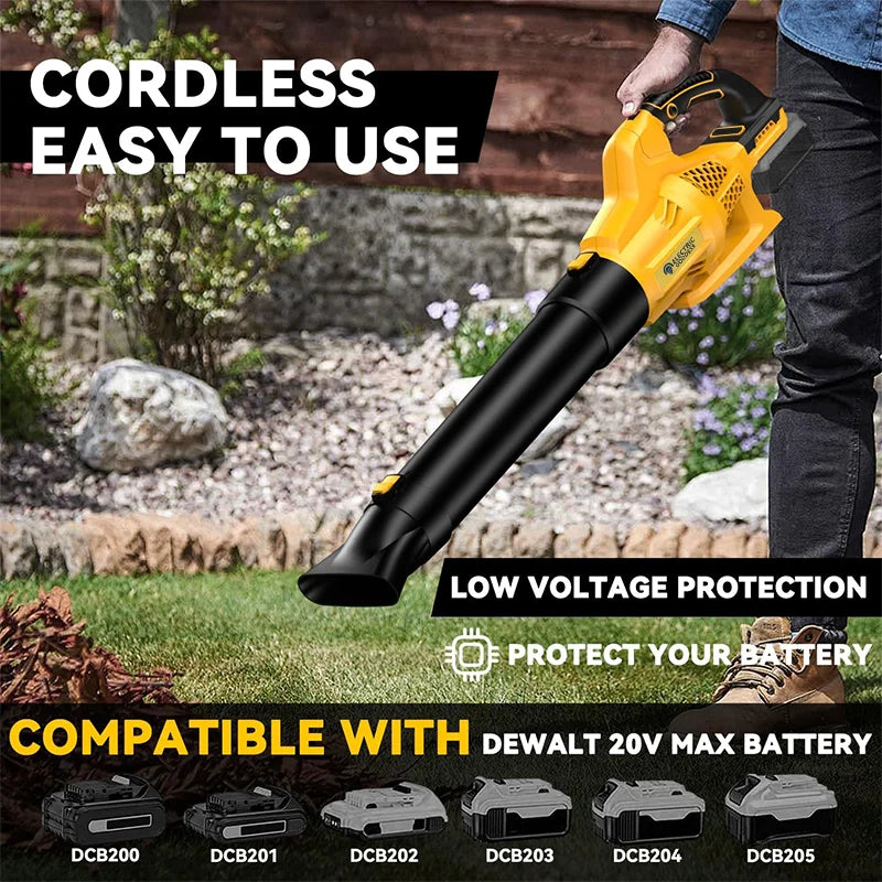 Cordless Leaf Blower - 32000RPM Yard Storm Machine
