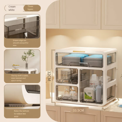 Drawer Medicine Storage Box - Layered Family Medicine Organizer with Large Capacity