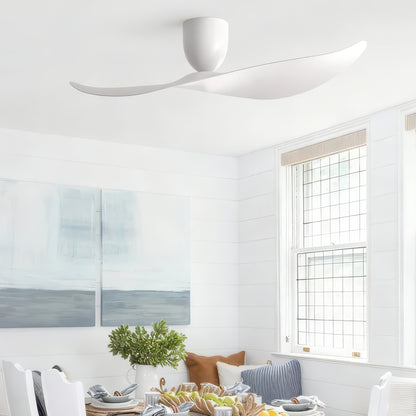FUMANJIA 52-Inch Low-Profile Ceiling Fan for Home – No Light, Remote