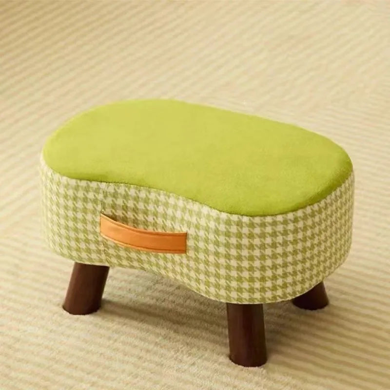 Shoe Changing Stool - Small Padded Entryway Seat