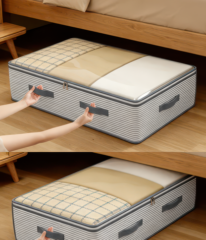 L/XL Non-Woven Under-Bed Storage Bag for Clothes and Blankets