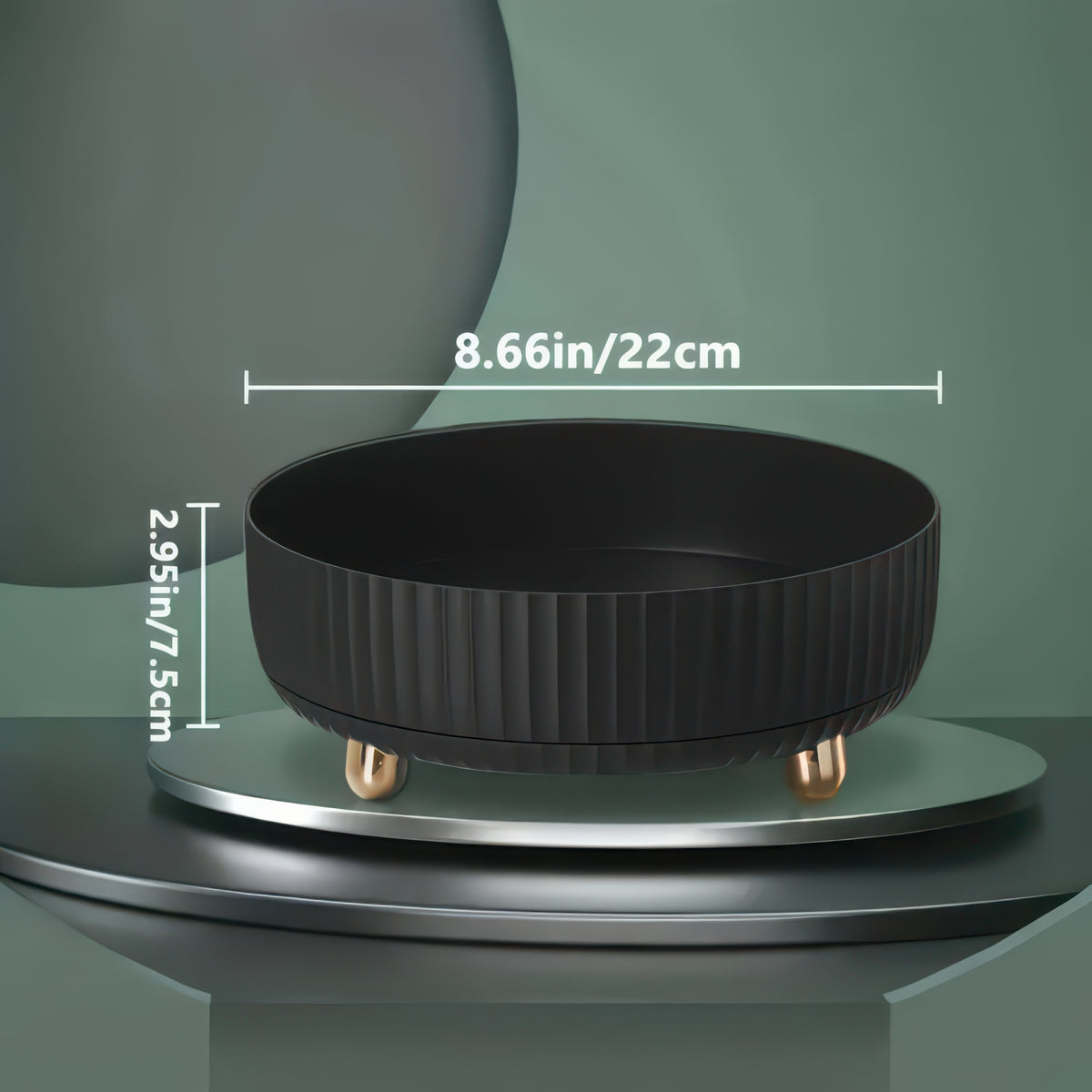 Rotating Makeup Organizer – 360° Perfume and Vanity Tray