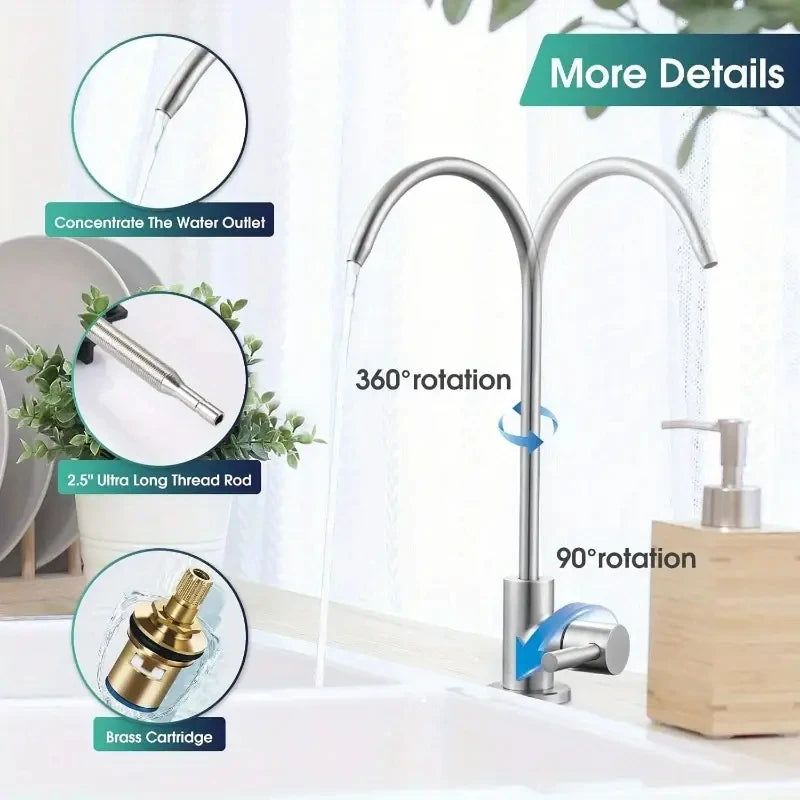 Filtered Water Faucet - LUXROB 304 Stainless Steel