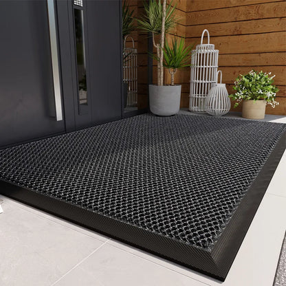 PVC Rubber Doormat - Water Resistant Welcome Mat