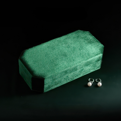 Velvet Travel Jewelry Box for Rings, Necklaces and Bracelets