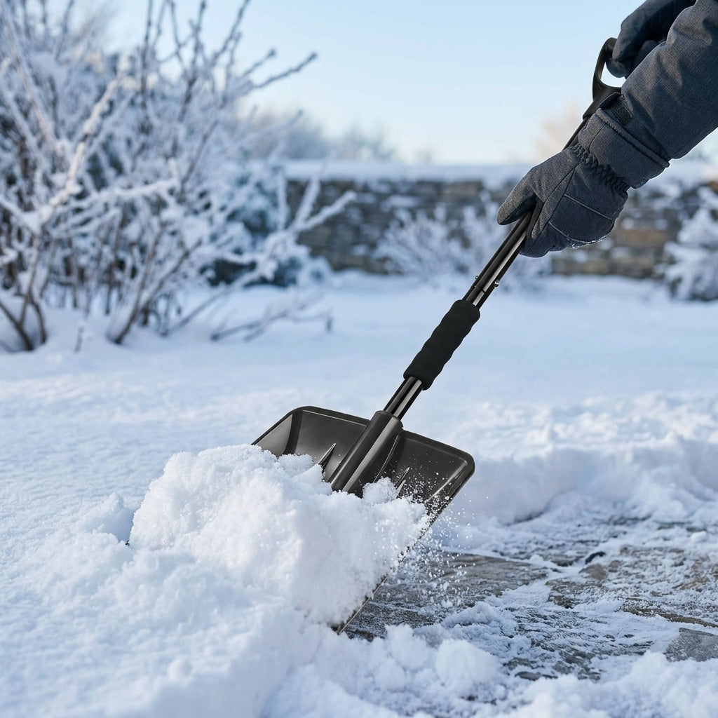 D-Grip Snow Shovel - Adjustable Car Driveway Shovel